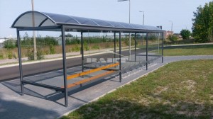 Bus stop + bike shelter type F(pic.10)